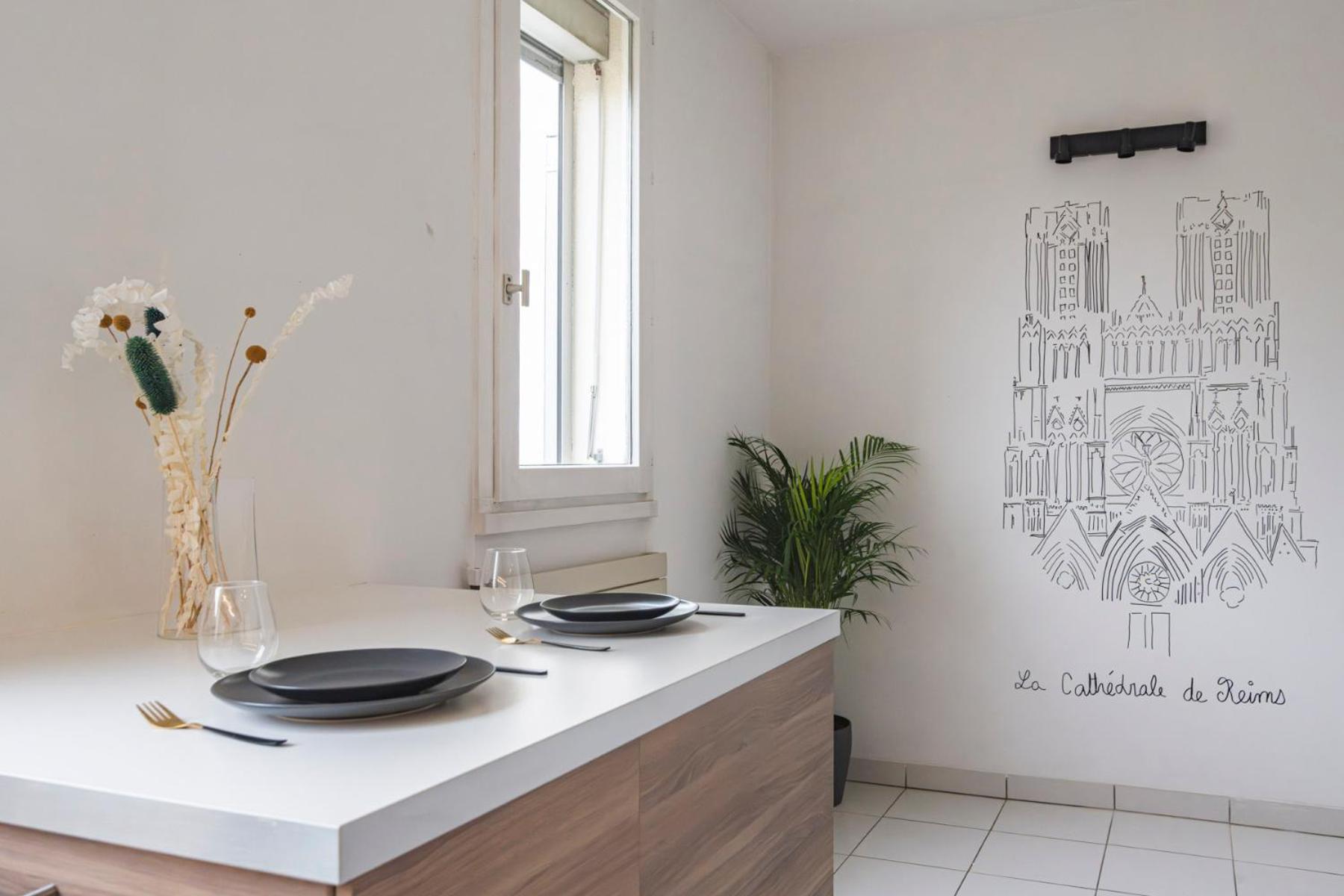 Cathedrale/Centre/Free Parking Apartment Reims Bagian luar foto